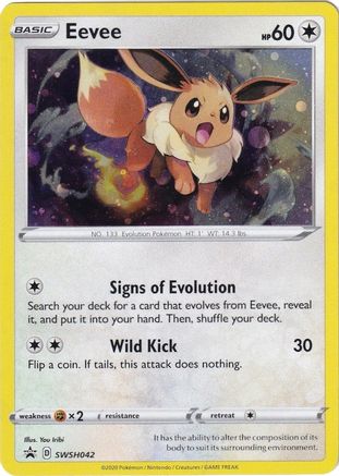 Eevee (SWSH042) [Sword & Shield: Black Star Promos]-1