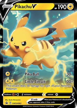 Pikachu V (SWSH063) [Sword & Shield: Black Star Promos]-1