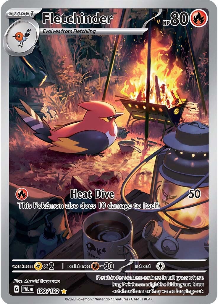 Fletchinder (199/193) [Scarlet & Violet: Paldea Evolved]-1