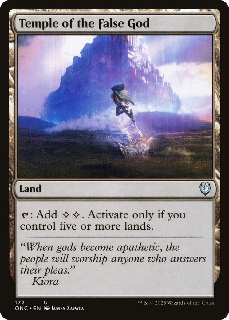 Temple of the False God [Phyrexia: All Will Be One Commander]-1