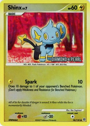 Shinx (98/130) [Burger King Promos: 2008 Collection]-1