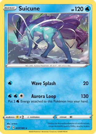 Suicune (037/189) (Theme Deck Exclusive) [Sword & Shield: Darkness Ablaze]-1