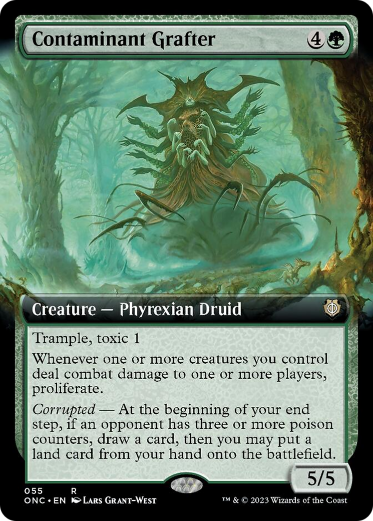 Contaminant Grafter (Extended Art) [Phyrexia: All Will Be One Commander]-1