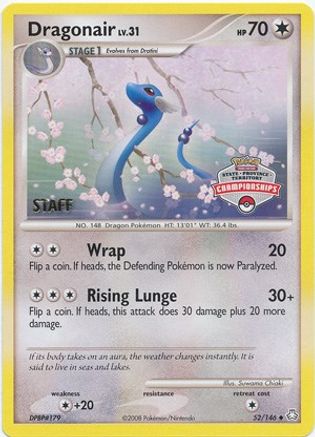 Dragonair (52/146) (State Province Territory Championship Staff) [Diamond & Pearl: Legends Awakened]-1