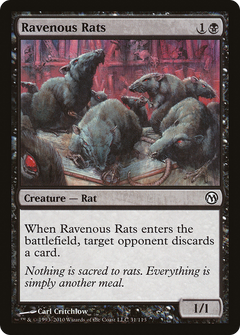 Ravenous Rats [Duels of the Planeswalkers]-1