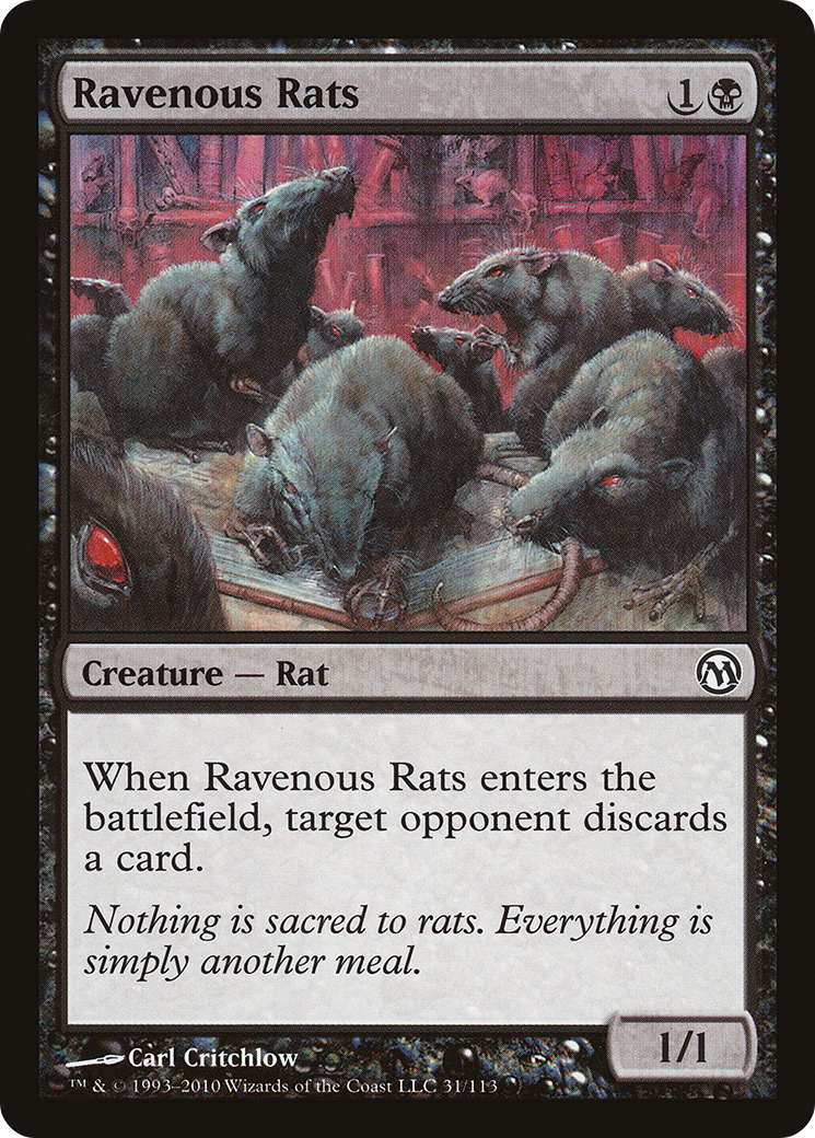 Ravenous Rats [Duels of the Planeswalkers]-1