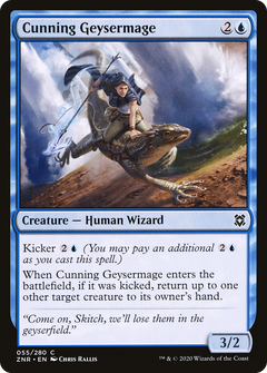 Cunning Geysermage [Zendikar Rising]-1