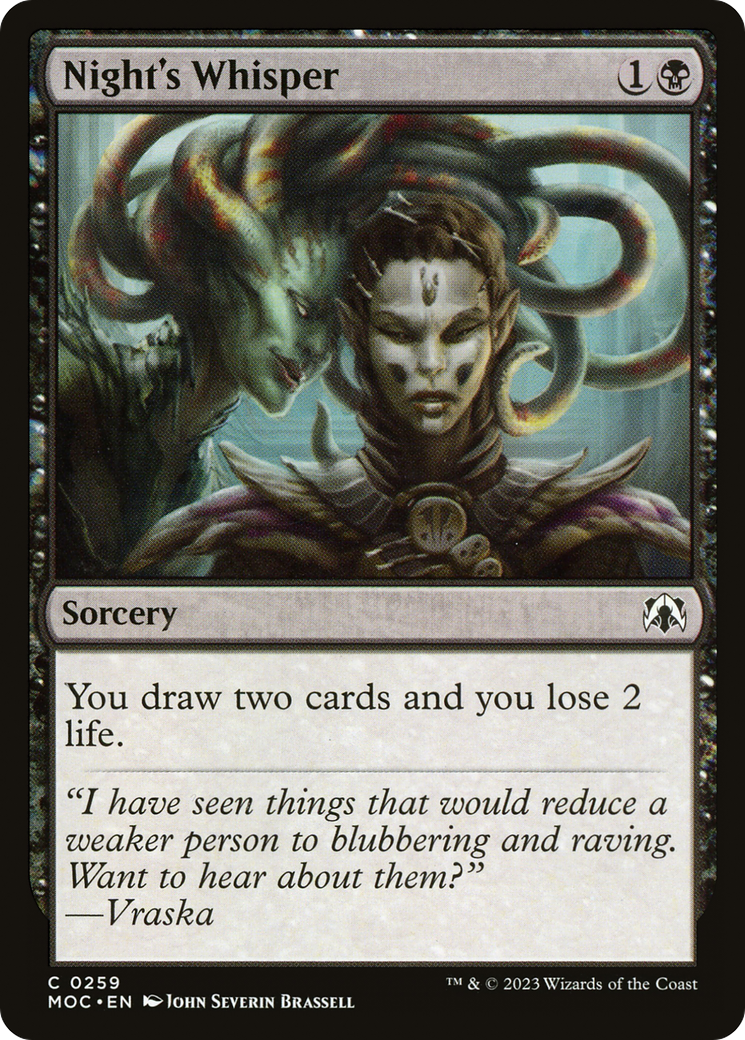 Night's Whisper [March of the Machine Commander]-1