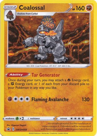 Coalossal (SWSH054) [Sword & Shield: Black Star Promos]-1