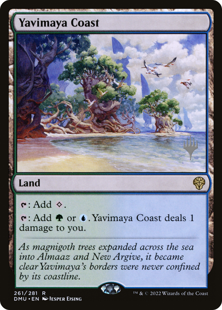 Yavimaya Coast (PPDMU-261) - Dominaria United Promos-1