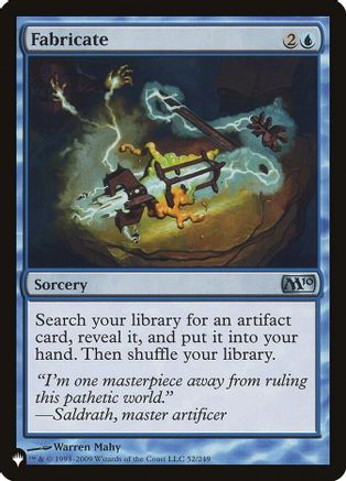 Fabricate (LIST-52/249) - The List Reprints Foil-1