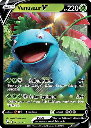 Venusaur V (001/073) [Sword & Shield: Champion's Path]-1
