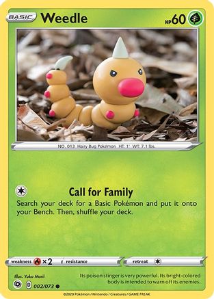 Weedle (002/073) [Sword & Shield: Champion's Path]-1