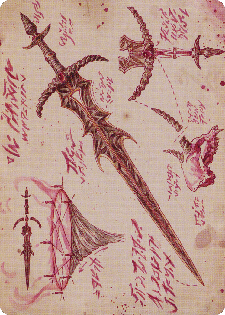 Blackblade Reforged // Blackblade Reforged (ABRO-056) - The Brothers' War Art Series (Borderless)-3