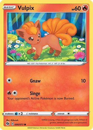 Vulpix (006/073) [Sword & Shield: Champion's Path]-1