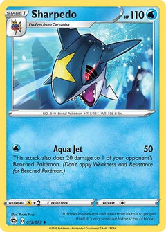 Sharpedo (012/073) [Sword & Shield: Champion's Path]-1
