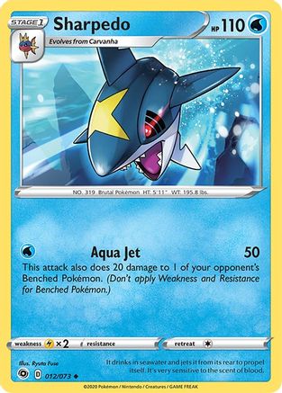 Sharpedo (012/073) [Sword & Shield: Champion's Path]-1