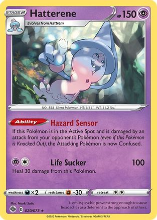 Hatterene (020/073) [Sword & Shield: Champion's Path]-1