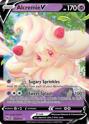 Alcremie V (022/073) [Sword & Shield: Champion's Path]-1