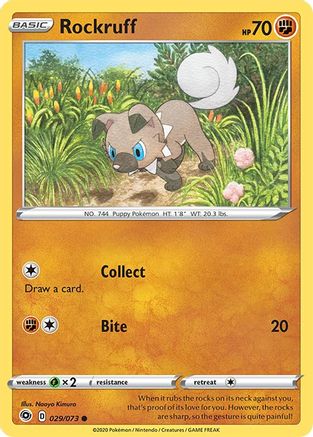 Rockruff (029/073) [Sword & Shield: Champion's Path]-1