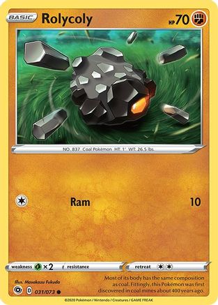 Rolycoly (031/073) [Sword & Shield: Champion's Path]-1