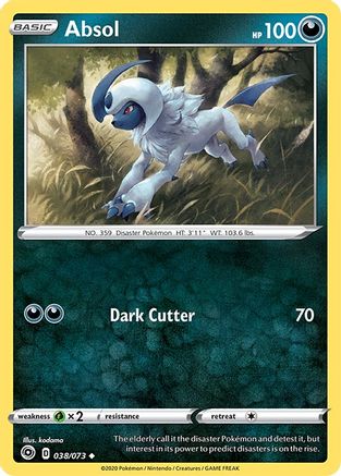Absol (038/073) [Sword & Shield: Champion's Path]-1