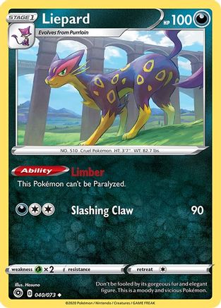Liepard (040/073) [Sword & Shield: Champion's Path]-1