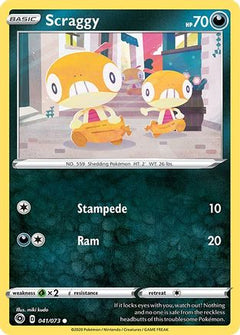 Scraggy (041/073) [Sword & Shield: Champion's Path]-1
