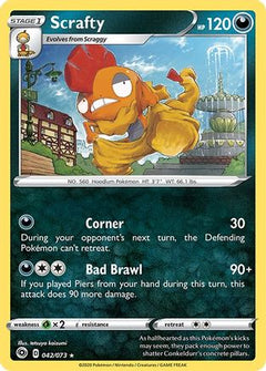 Scrafty (042/073) [Sword & Shield: Champion's Path]-1
