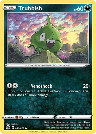 Trubbish (043/073) [Sword & Shield: Champion's Path]-1