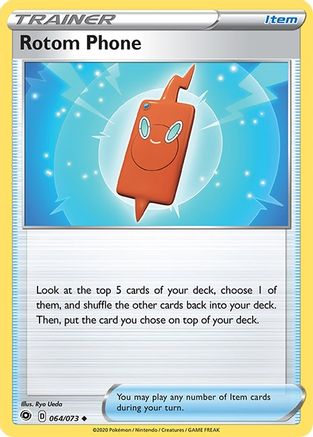 Rotom Phone (064/073) [Sword & Shield: Champion's Path]-1