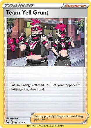 Team Yell Grunt (067/073) [Sword & Shield: Champion's Path]-1