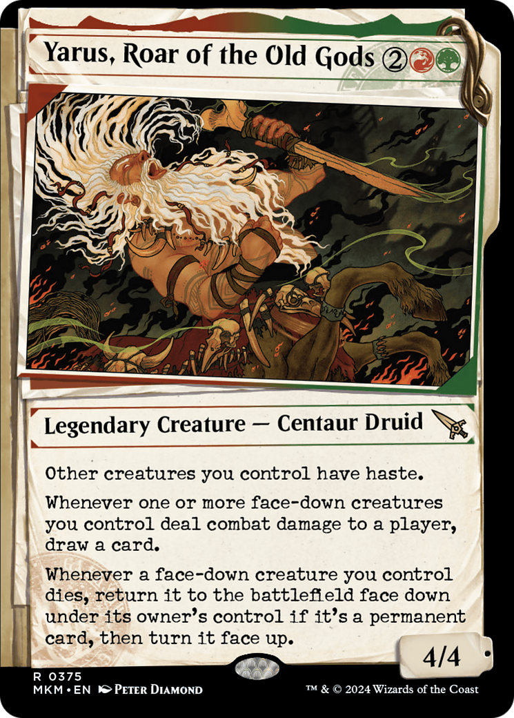 Yarus, Roar of the Old Gods (Showcase) (MKM-375) - Murders at Karlov Manor: (Showcase)-1
