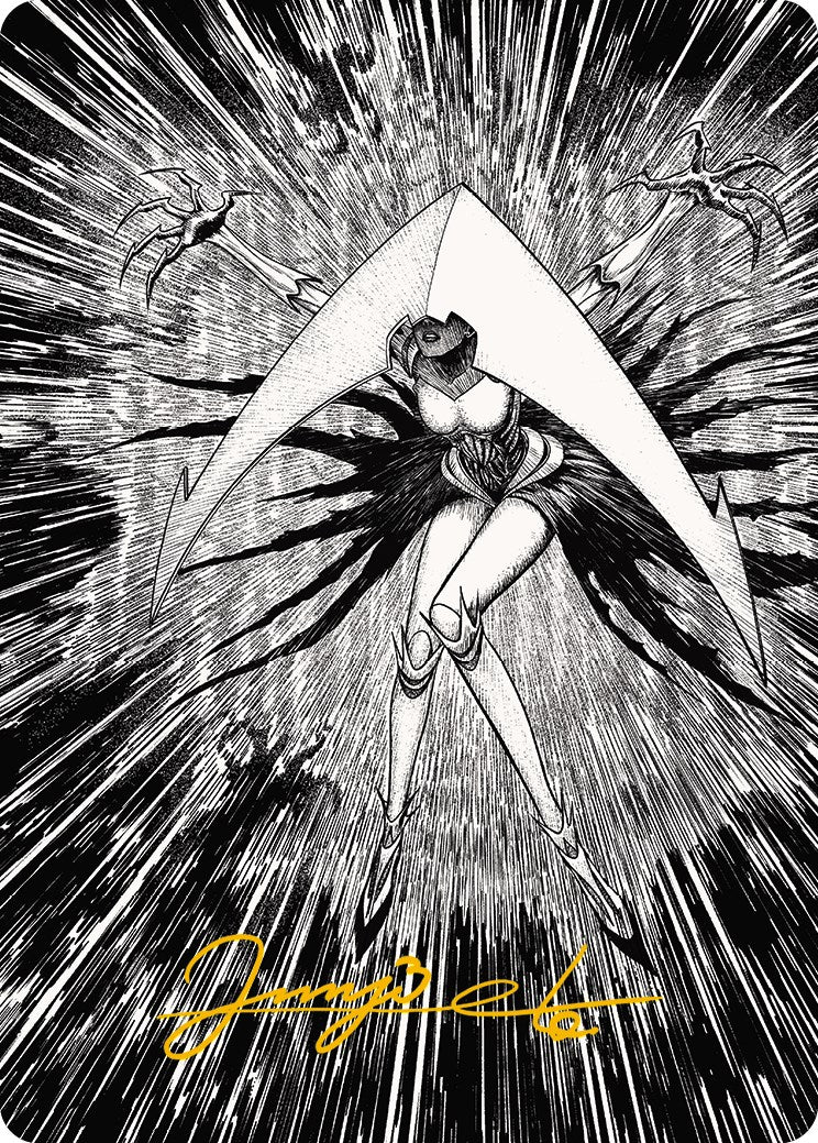 Elesh Norn, Mother of Machines 2 Art Card (Gold-Stamped Signature) [Phyrexia: All Will Be One Art Series]-1