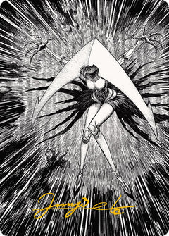 Elesh Norn, Mother of Machines 2 Art Card (Gold-Stamped Signature) [Phyrexia: All Will Be One Art Series]-1
