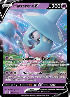 Hatterene V (SWSH055) [Sword & Shield: Black Star Promos]-1