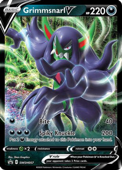 Grimmsnarl V (SWSH057) [Sword & Shield: Black Star Promos]-1