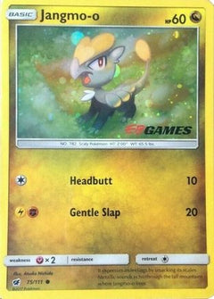 Jangmo-o (75/111) (Cosmos Holo) (EB Games Promo) [Sun & Moon: Crimson Invasion]-1