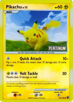Pikachu (70/100) [Burger King Promos: 2009 Collection]-1