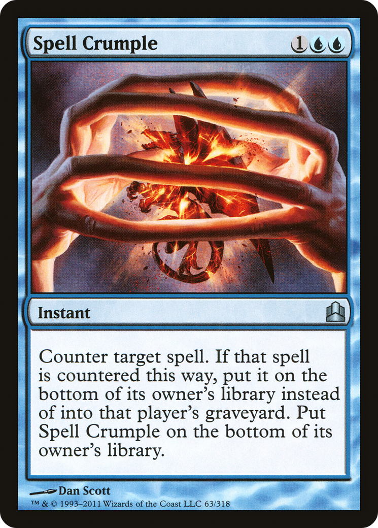 Spell Crumple [Commander 2011]-1