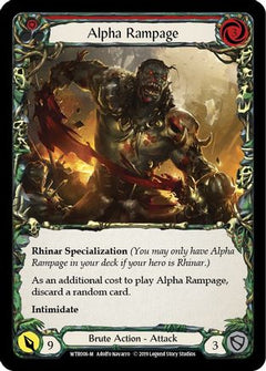 Alpha Rampage [WTR006-M] (Welcome to Rathe)  Alpha Print Rainbow Foil-1