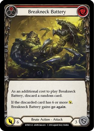 Breakneck Battery (Red) [WTR011-R] (Welcome to Rathe)  Alpha Print Rainbow Foil-1