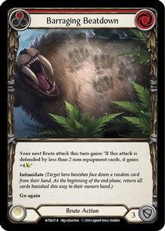 Barraging Beatdown (Red) [WTR017-R] (Welcome to Rathe)  Alpha Print Rainbow Foil-1