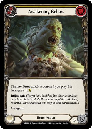 Awakening Bellow (Yellow) [WTR033-C] (Welcome to Rathe)  Alpha Print Normal-1