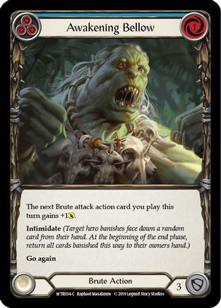 Awakening Bellow (Blue) [U-WTR034] (Welcome to Rathe Unlimited)  Unlimited Normal-3