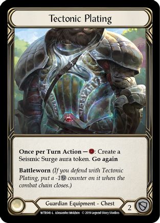 Tectonic Plating [U-WTR041] (Welcome to Rathe Unlimited)  Unlimited Rainbow Foil-3