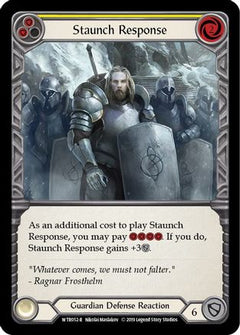 Staunch Response (Yellow) [U-WTR052] (Welcome to Rathe Unlimited)  Unlimited Rainbow Foil-3