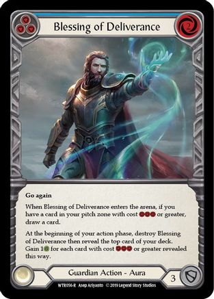 Blessing of Deliverance (Blue) [U-WTR056] (Welcome to Rathe Unlimited)  Unlimited Normal-3