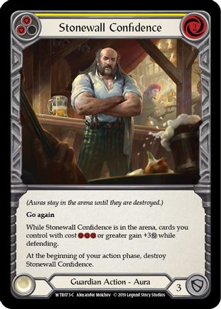 Stonewall Confidence (Yellow) [WTR073-C] (Welcome to Rathe)  Alpha Print Rainbow Foil-1
