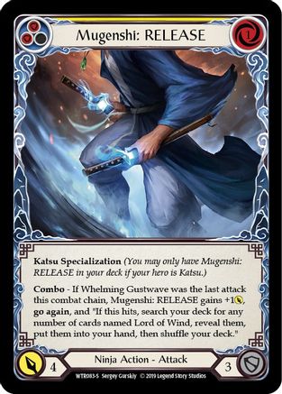 Mugenshi: RELEASE [U-WTR083] (Welcome to Rathe Unlimited)  Unlimited Rainbow Foil-3